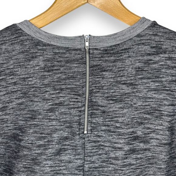 Gilli Stitch Fix Women's NWT Taneli Dress Short Sleeve Size M Marled Gray Black - Picture 6 of 10